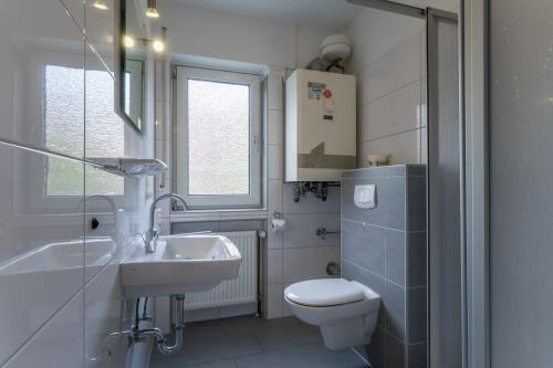 Borkum Ferienwohnung Wattkieker - Duschbad