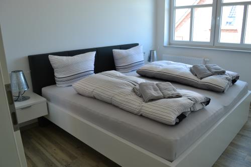 Borkum Ferienwohnung Wellenklang - Schlafen OG klein 1#