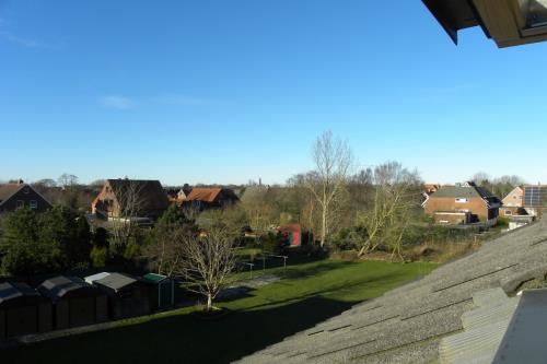 Borkum Ferienwohnung Fewo Wellmann am Südstrand - blick zum neuen leuchtturm