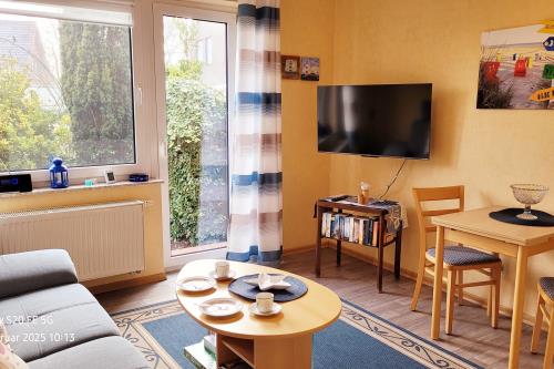 Borkum Ferienwohnungen Anja - Fewo 2 - Blick zur Terrasse