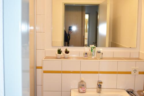 Borkum Ferienwohnung Haus Posthus - Appartement 103 - Bad 103