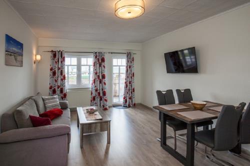 Borkum Ferienwohnungen Nordseegrill - Nordstrand  65qm - Wohnzimmer
