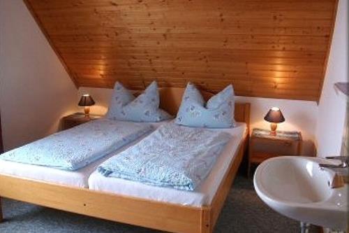 Borkum Ferienwohnungen Weiß - Seepferdchen - Schlafzimmer