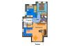 Borkum Ferienwohnung Lummerland - Grundriss