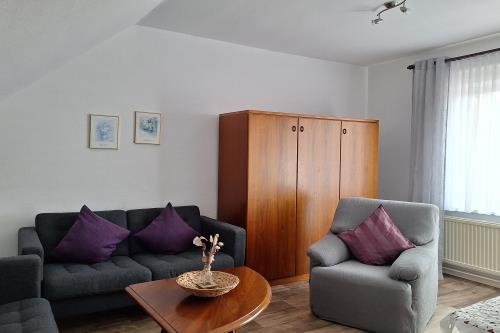 Borkum Ferienwohnung Haus Ebeling / Wohnung Seehundsbank - Wohnraum