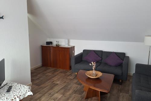 Borkum Ferienwohnung Haus Ebeling / Wohnung Seehundsbank - Wohnraum