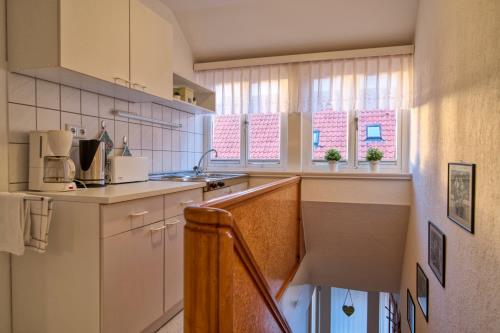 Borkum Ferienwohnung Haus Ebeling / Wohnung Wasserturm - Küche