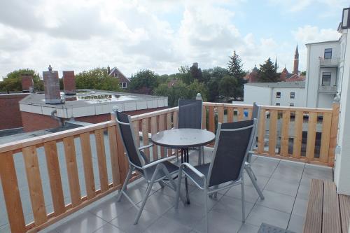 Borkum Haus Ennen - Ferienwohnung 10 - Balkon