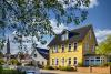 Borkum Ferienwohnung Haus Leuchtturmkieker - Aussenansicht von der Kirchstrasse