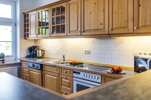 Borkum Ferienwohnung Jantje / Haus Leuchtturmkieker - vollausgestattete Küche