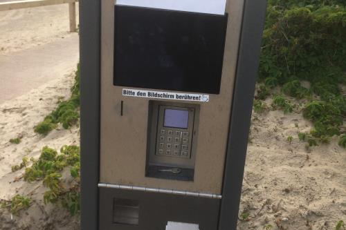 Borkum Haus Norderoog Ferienwohnungen Hindenburgstraße 56 - Parkplatzuhren auf Borkum-Parkplätzen