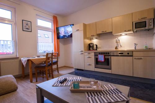 Borkum Ferienwohnung Haus Pop - FW Kleine Möwe 38qm - Ausstattung 1