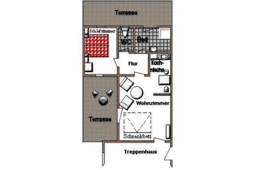 Borkum Ferienwohnung Haus Silke - 3 - Ausstattung 8