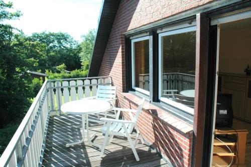 Borkum Haus Thilo - Ferienwohnung 2 - Balkon