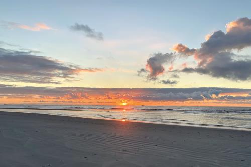 Borkum Ferienwohnung Haus Windröschen - App. 1 - Impress Borkum Sonnenuntergang