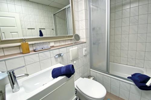Borkum Ferienwohnung Haus Windröschen - App. 3 - Appartement 3 • Bad