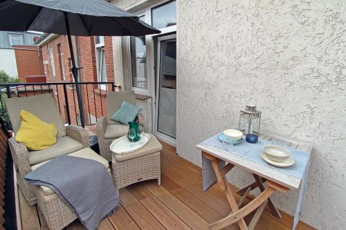 Borkum Ferienwohnung Haus Windröschen - App. 6 - Appartement 6