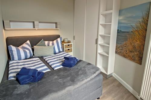 Borkum Ferienwohnung Haus Windröschen - App. 6 - Appartement 6 Schlaf 160 x 200 Bett