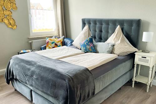 Borkum Ferienwohnung Haus Windröschen - App. 9 - Appartement 9 · Schlafbereich