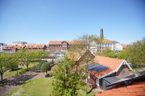 Borkum Ferienwohnung Hotel Windrose Ferienappartements - Seehund - Berg Hotel Windrose Seehund Aussicht