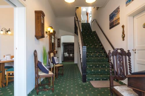 Borkum Hotel Windrose - Flur Rezeption