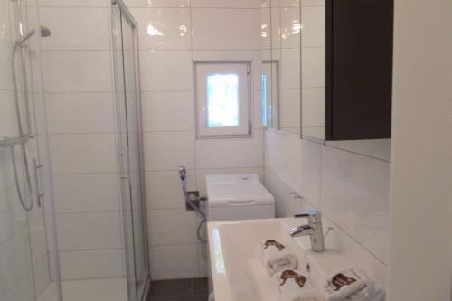 Borkum Ferienwohnung Inselstern - Modernes Duschbad