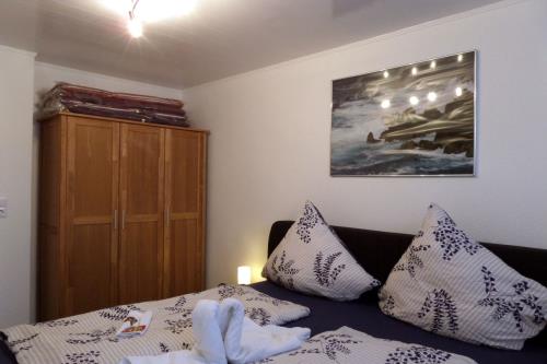 Borkum Ferienwohnung Inselstern - Schlafzimmer