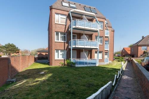 Borkum Ferienwohnung Kaap-Blick im Strandhus - Hausansicht