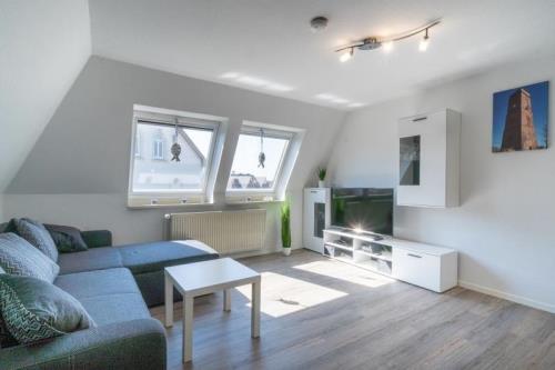 Borkum Ferienwohnung Kaap-Blick im Strandhus - Wohnbereich