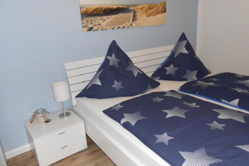 Borkum Ferienwohnung LÜTTJE HUNK - Schlafzimmer
