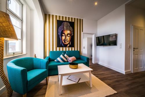 Borkum Ferienwohnung Ria&#39;s Beachvilla - Ausstattung 3