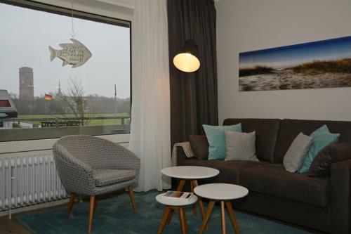 Borkum Ferienwohnung Sanddorn-Koje - Wohnraum
