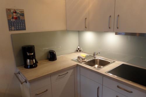 Borkum Ferienwohnung Strandliebe Borkum - Küchenzeile