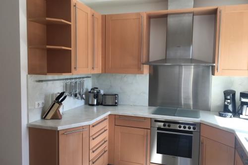 Borkum Ferienwohnung Top Lounge Borkum - Top Lounge I - Küche, voll ausgestattet