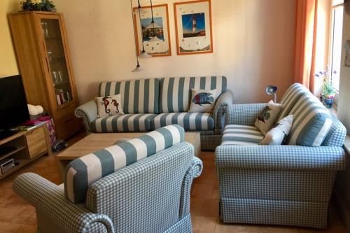 Borkum Ferienwohnung Villa Central - Fewo Nr. 3 - Wilhelm-Bakker-Str.28 - Kiebitznest - Wohnbereich