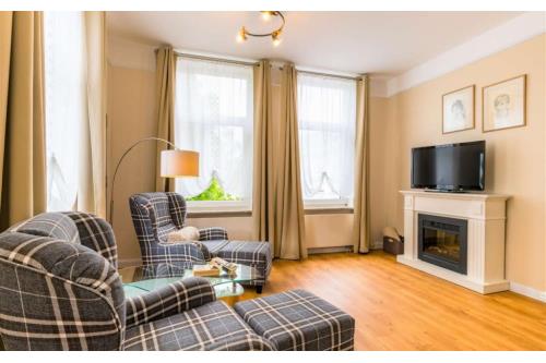Borkum Ferienwohnung Villa Harmonie - Apartment Lavendel - Ausstattung 1