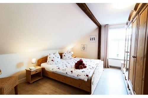 Borkum Ferienwohnung Villa Harmonie - Wohnung Jasmin - vergrößerte Ansicht SZ 1
