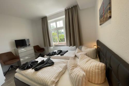 Borkum Ferienhaus Altes Offiziershaus - Wohnung 1 - schlafzimmer