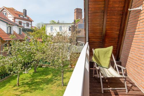Borkum Ferienhaus Haus Diederike - Blick vom Balkon