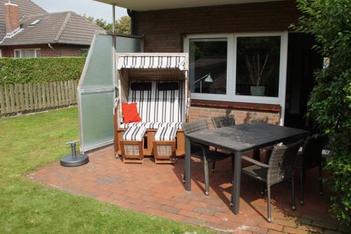 Borkum Ferienwohnung BorkumSommer - Terrasse