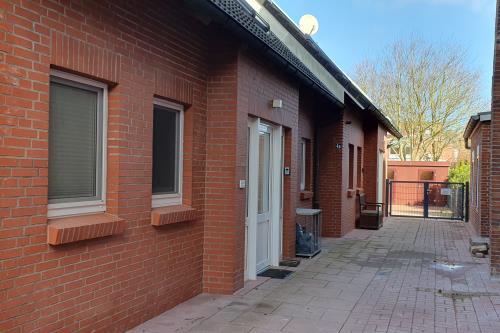 Borkum Ferienwohnung Haus Heike - Hofansicht