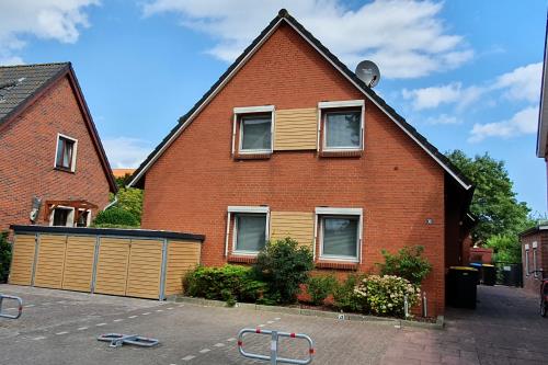 Borkum Ferienwohnung Haus Heike - Straßenansicht