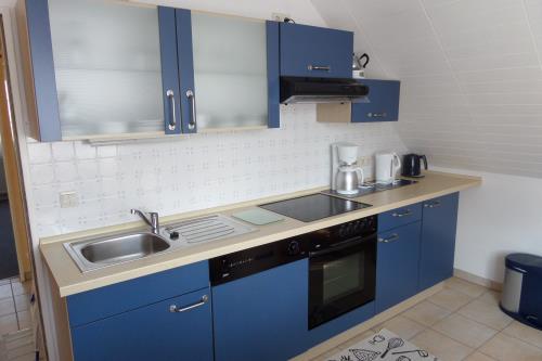 Borkum Ferienwohnung Haus Lübbers - Küche