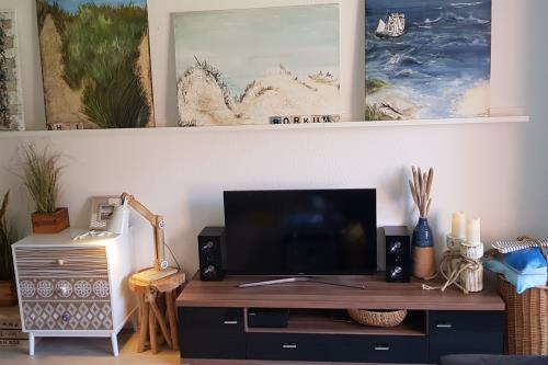 Borkum Ferienwohnung Ahoi - Wohnraum