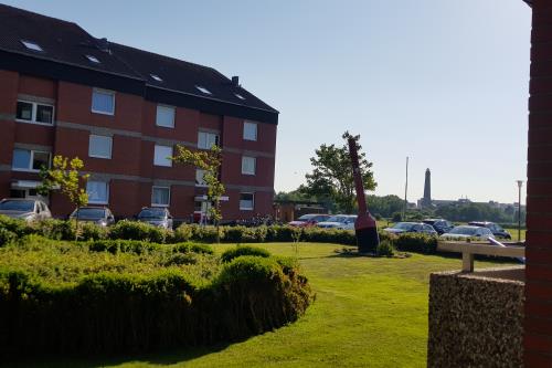 Borkum Ferienwohnung Ahoi - Balkonaussicht