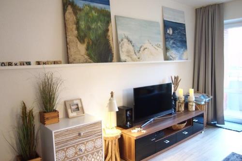 Borkum Ferienwohnung Ahoi - Wohnzimmer