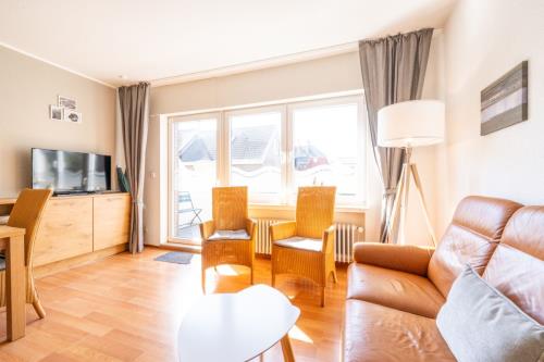 Borkum Ferienwohnung Lütje Greta - Wohnzimmer (2)