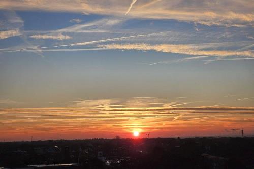 Borkum Ferienwohnung Morgensonne - Balkon Sonnenaufgang