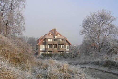 Borkum Ferienwohnung Nei ut - Winteransicht
