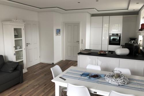 Borkum Ferienwohnung Nordseetraum - Essbereich/Küche